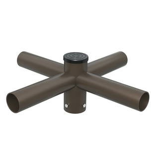 Quad Spoke Bracket with 4 Arms at 90 Degrees