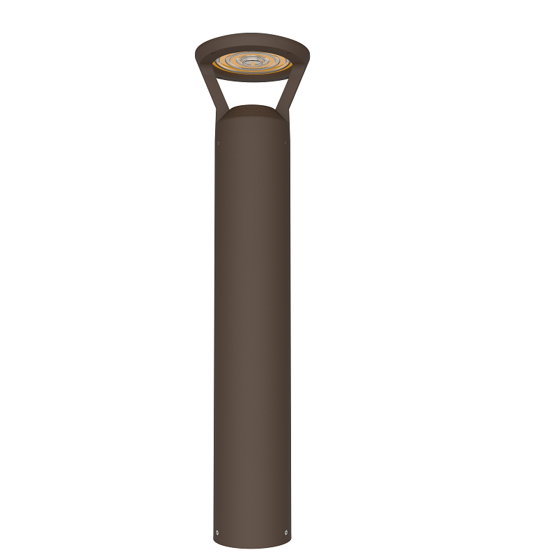 24 Watt LED Bollard Light with Adjustable Power and Color Temperature
